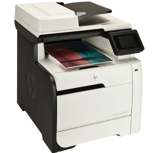 惠普 HP 双面彩色打印机  桌面小型工作组办公新选择